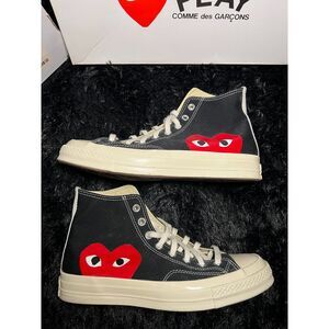 Comme Des Garçons Play X Converse Chuck 70 High 'Black' Men's Size 9